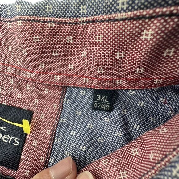 Engbers Regular Fit Blue Short Sleeve Shirt Size 3XL - Picture 5 of 7